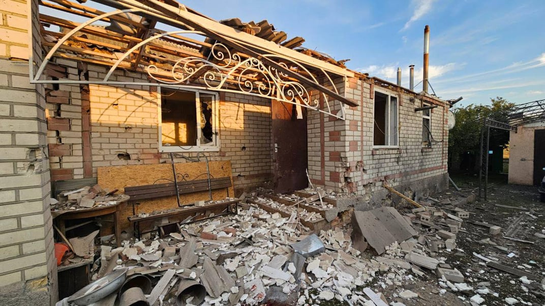 Будинок у Чорнобаївці, в який увечері 13 липня влучив російський снаряд