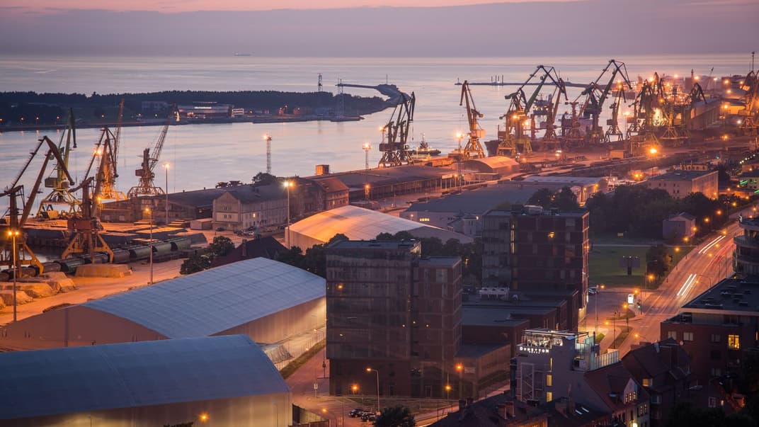 Порт Клайпеды в Литве. Иллюстративное фото