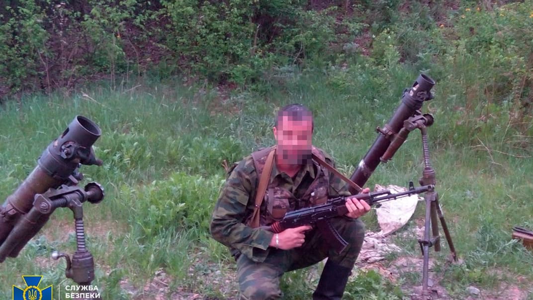 СБУ допитала спійманого на Донбасі бойовика
