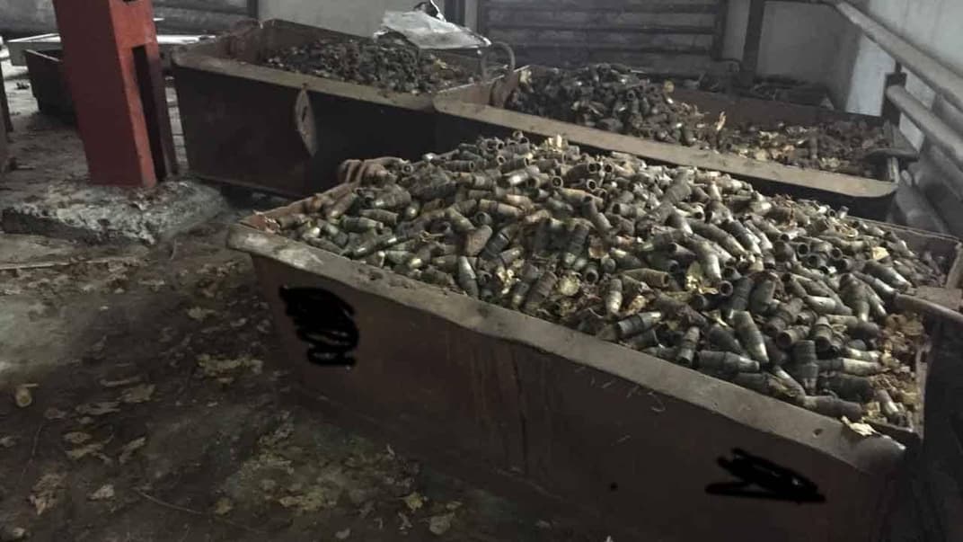 На Дніпропетровщині виявили 15 тонн детонаторів до великокаліберних снарядів