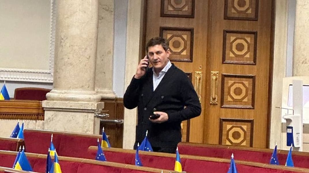 Андрій Одарченко в залі парламенту