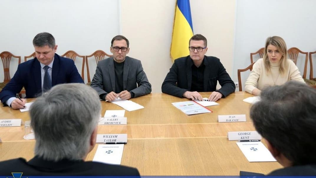 Зустріч голови СБУ Івана Баканова з високопосадовцями зі США