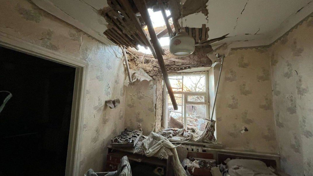 Последствия российских обстрелов Никопольского района Днепропетровской области, 16 февраля 2025 года