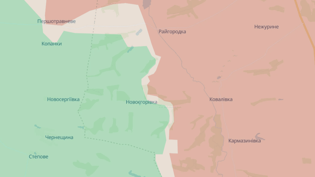 Ситуація поблизу новоєгорівки станом на 28 січня