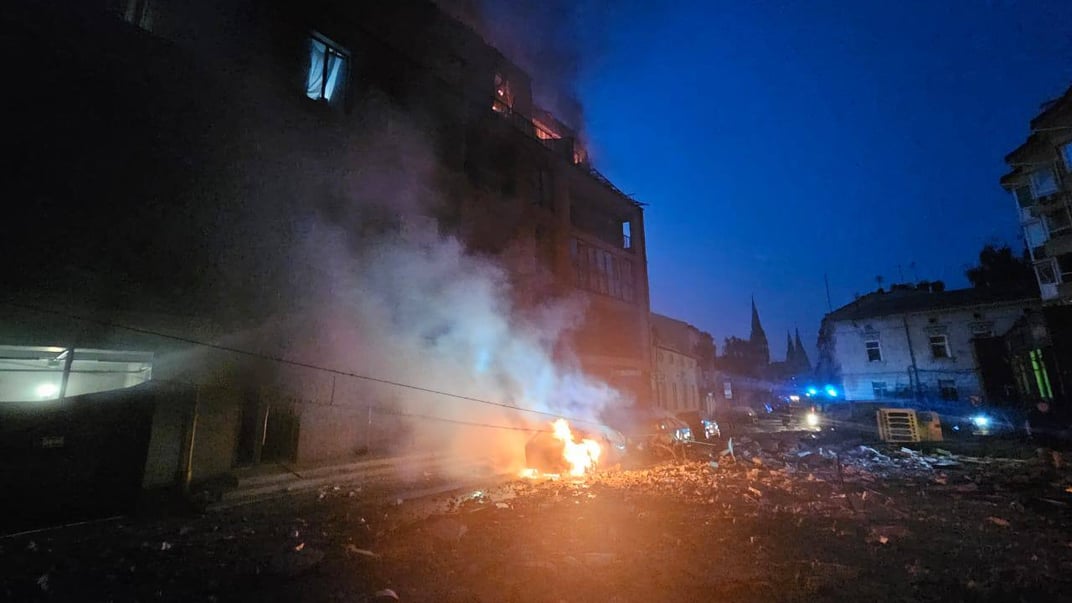 В ночь на 4 августа россия обстреляла Львов