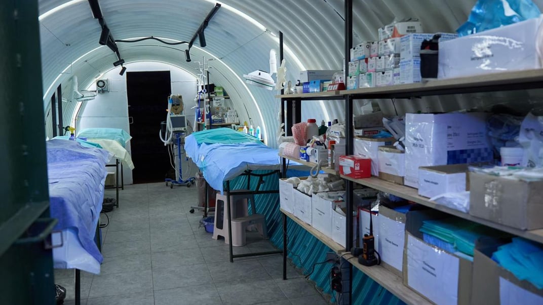 Перший в Україні підземний шпиталь для ЗСУ