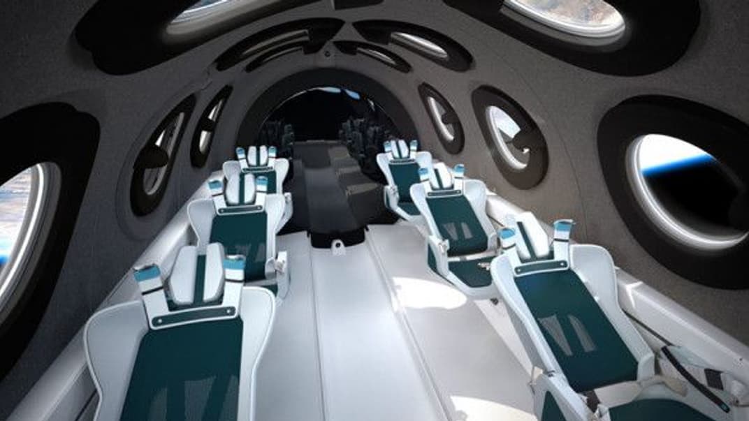 Інтер'єр космічного корабля VSS Unity