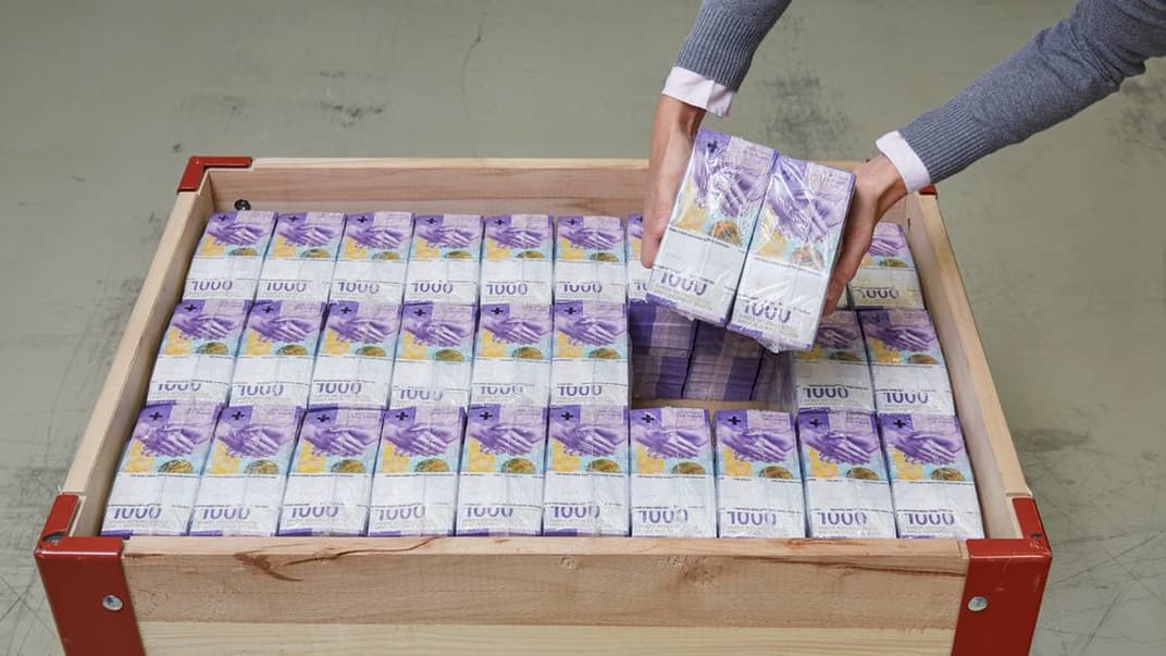 Оновлені банкноти номіналом у 1000 швейцарських франків