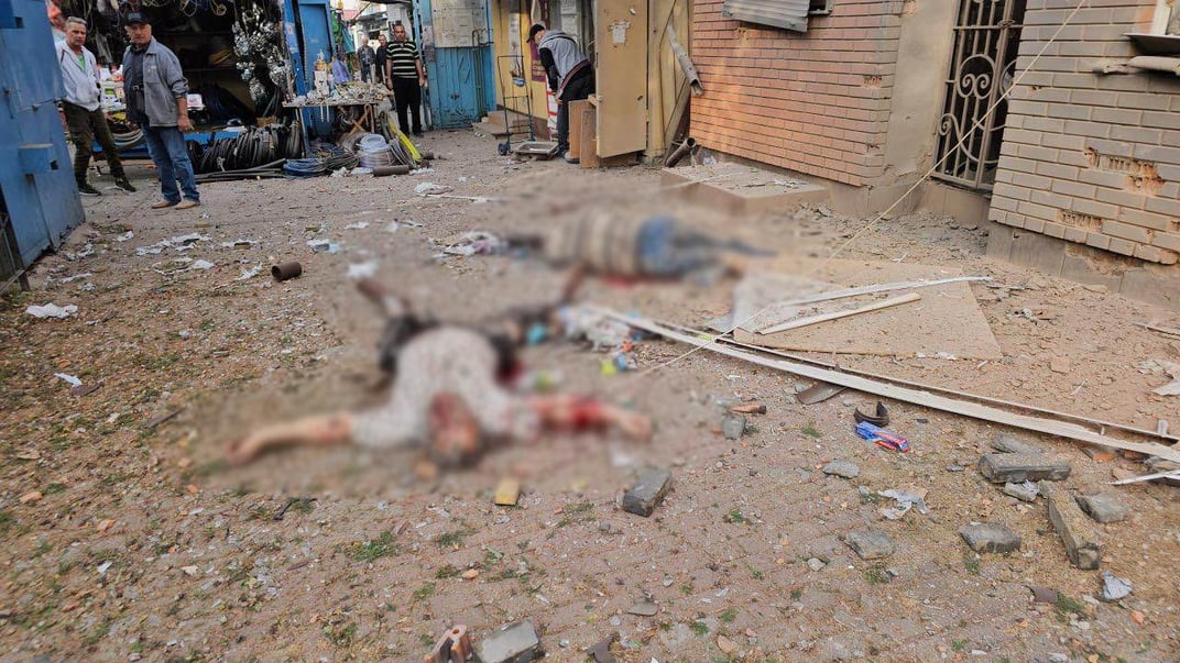 Последствия российского удара по Херсону