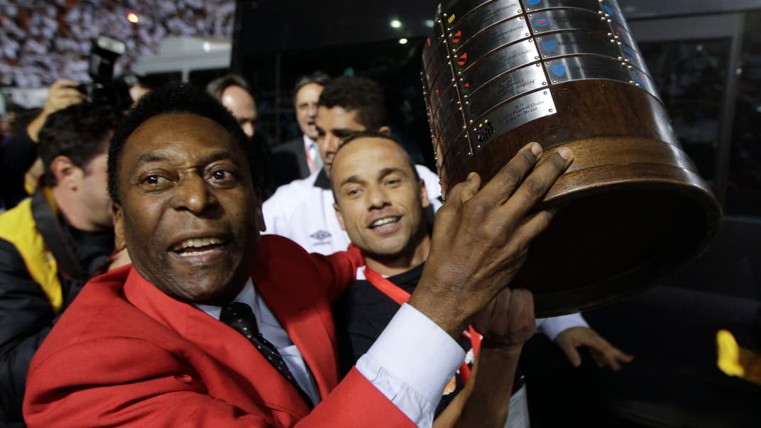 Бразильский футболист Пеле