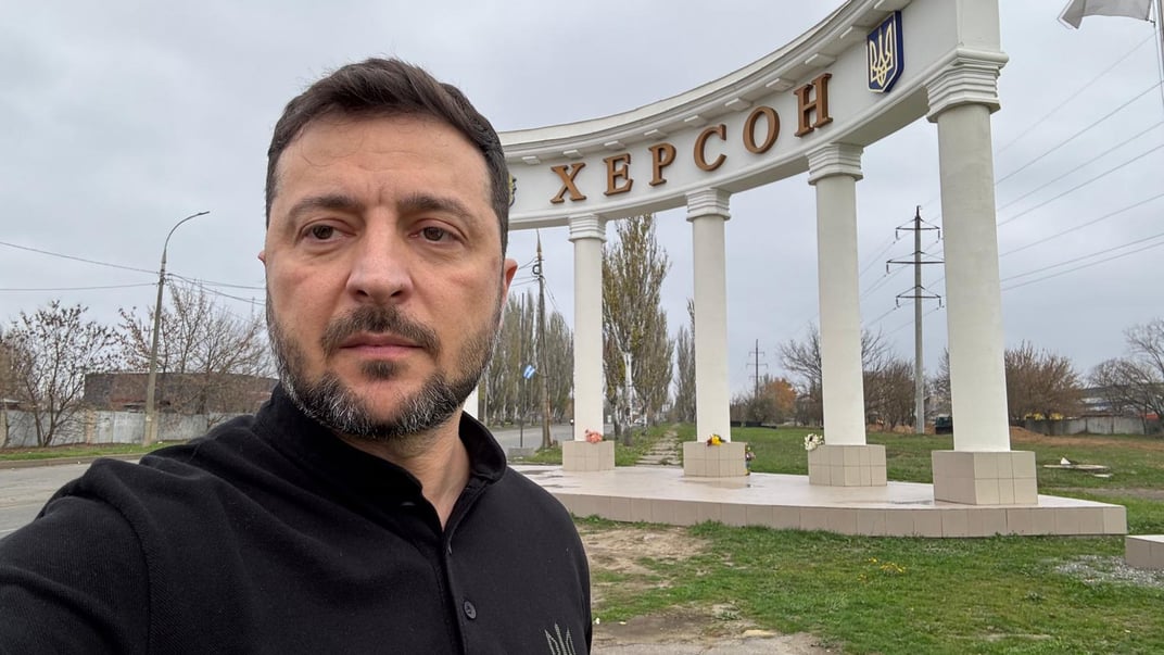 Володимир Зеленський у Херсоні
