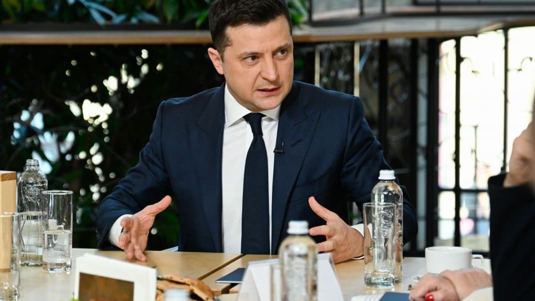 Президент Владимир Зеленский на пресс-марафоне, 26 ноября 2021 года