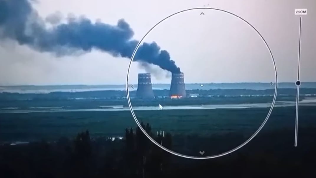 Пожежа на території окупованої Запорізької АЕС, 11 серпня 2024 року