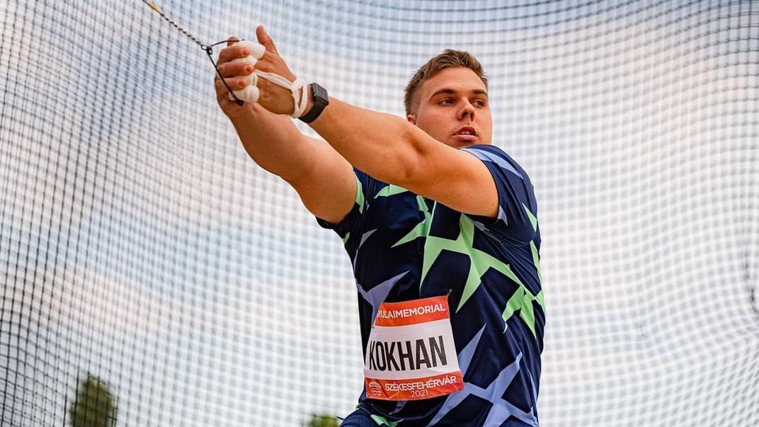 Украинский спортсмен-метатель молота Михаил Кохан