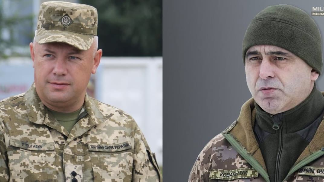 Генерал-майоры Сергей Литвинов Андрей Ковальчук