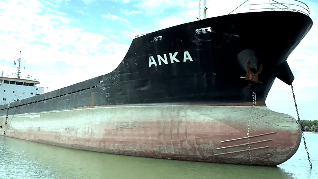 Судно ANKA, яке незаконно заходило до порту тимчасово окупованого Криму