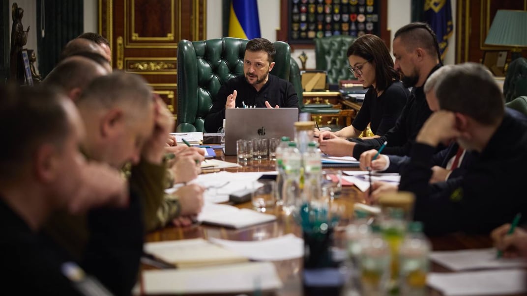 Володимир Зеленський під час наради