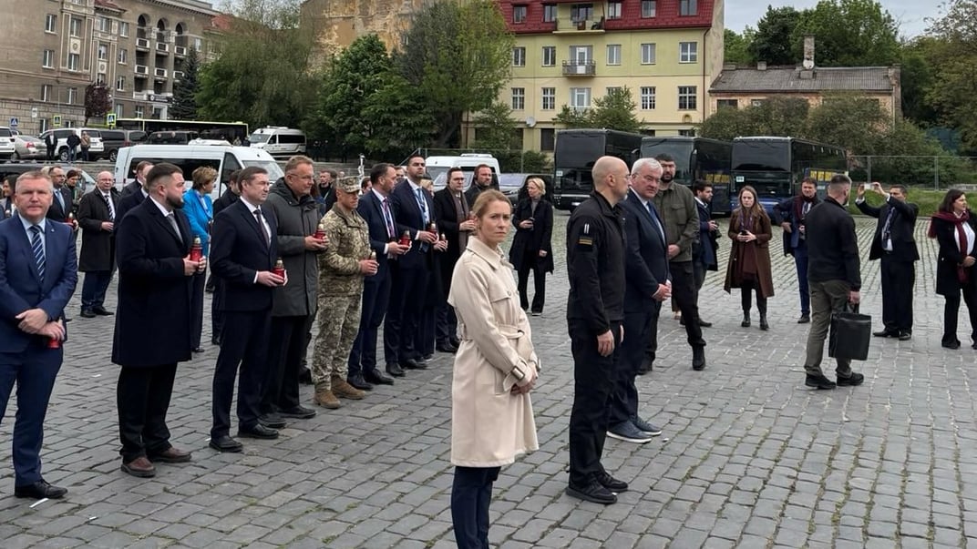 Європейські дипломати у Львові вшановують полеглих бійців, 9 травня 2025 року
