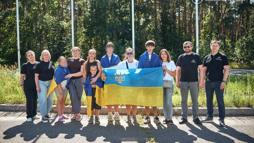Дети, возвращенные с временно оккупированных территорий