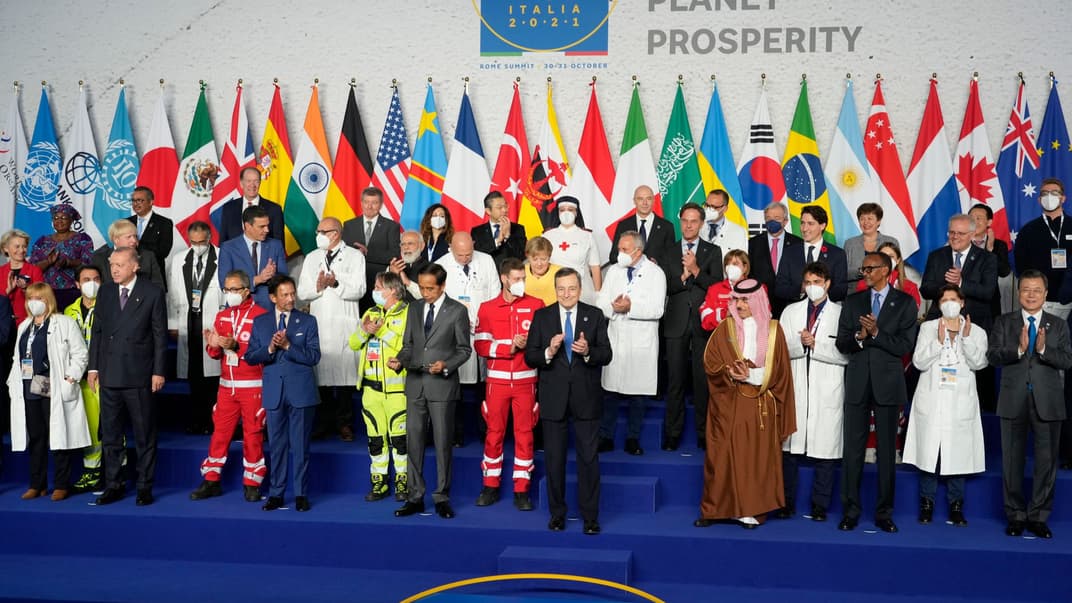 Лидеры стран G20 пообещали привить против коронавируса 70% населения мира уже в 2022 году