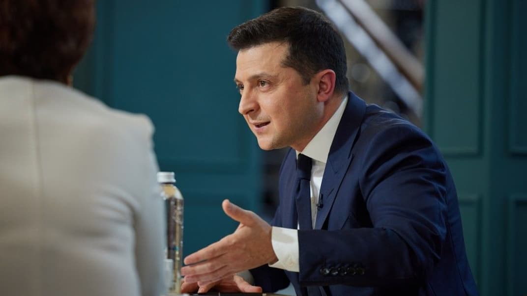Президент Владимир Зеленский на пресс-марафоне, 26 ноября 2021 года