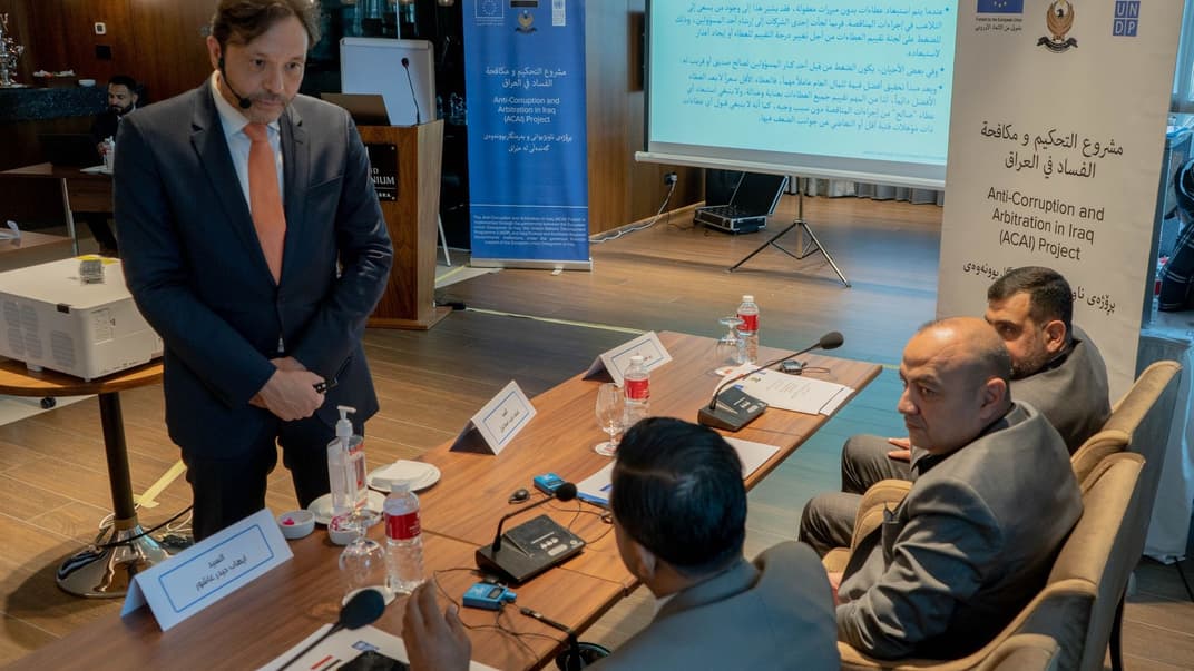 ПРООН проводит семинар по расследованию коррупции в Ираке. Иллюстративное фото