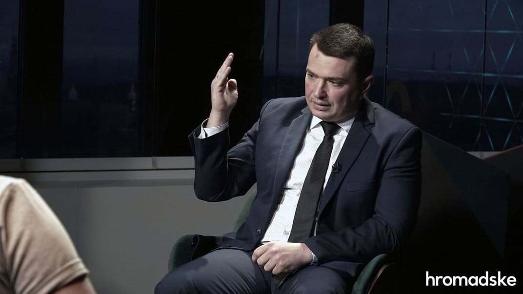 Директор Национального антикоррупционного бюро Артем Сытник в студии hromadske, Киев, 14 мая 2020 года