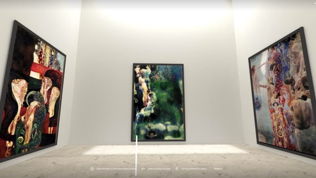 Цифрова виставка циклу «Факультетські картини» Густава Клімта