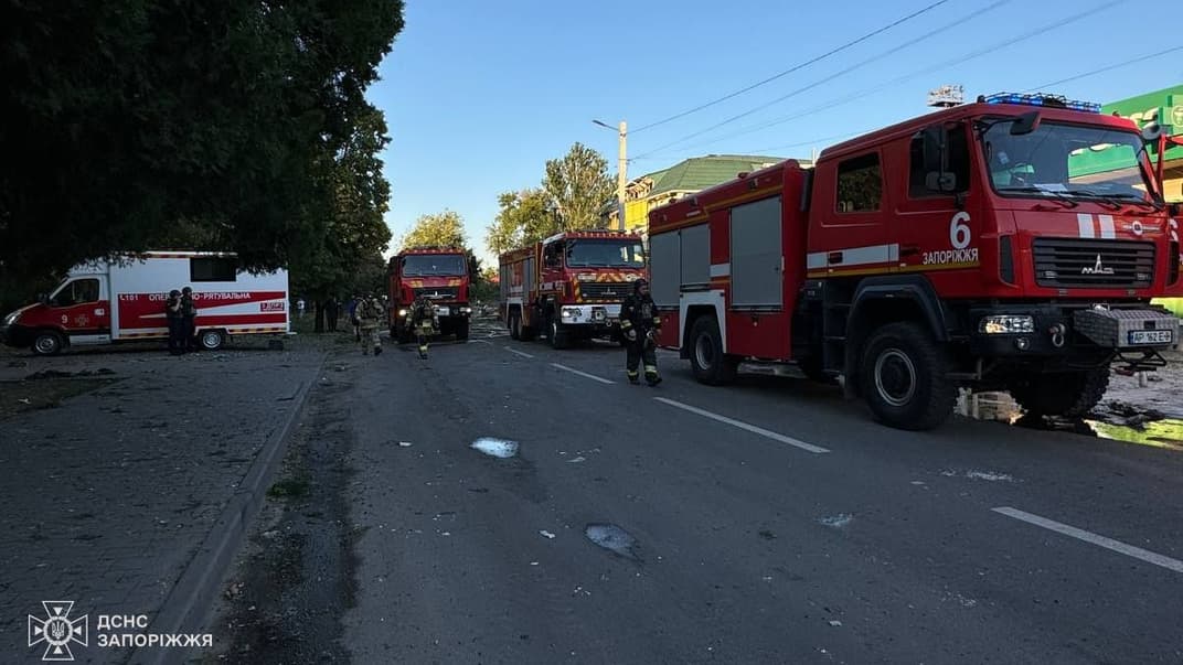 На месте российского удара по городу Вольнянск 29 июня 2024 года