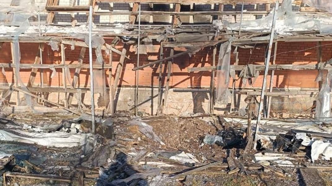 Наслідки російського обстрілу монастиря на Сумщині, 5 грудня 2022 року