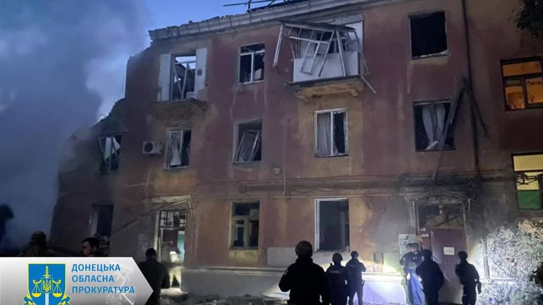 Наслідки обстрілу Слов'янська