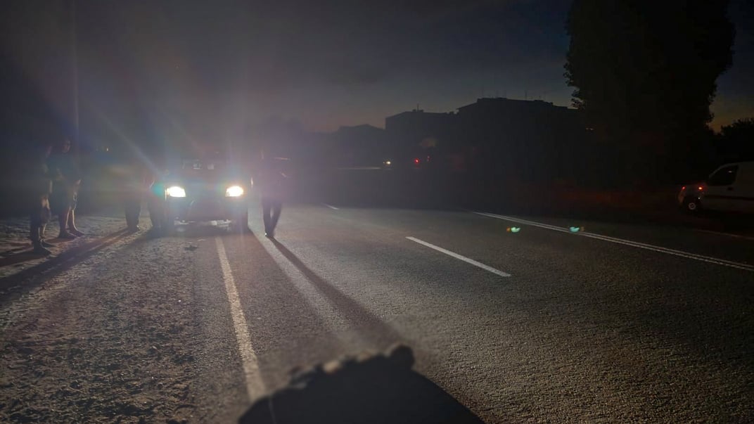 Место ДТП в Камышувахе, 12 июля 2024 года