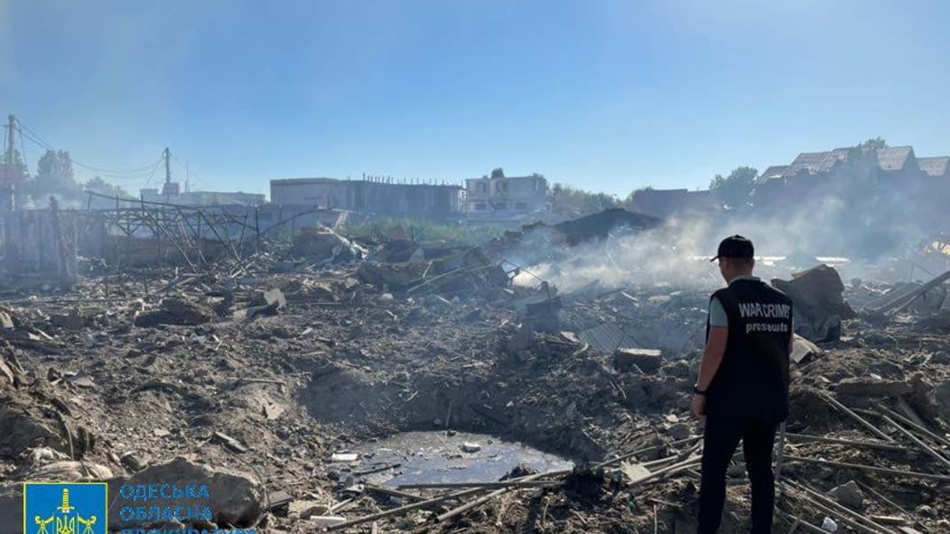 Последствия ракетного удара по Одесской области, 26 июля 2022 года