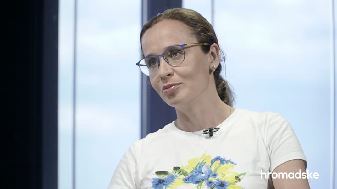 Народна депутатка від партії «Голос» Юлія Клименко в студії hromadske. Київ, 1 липня 2021 року