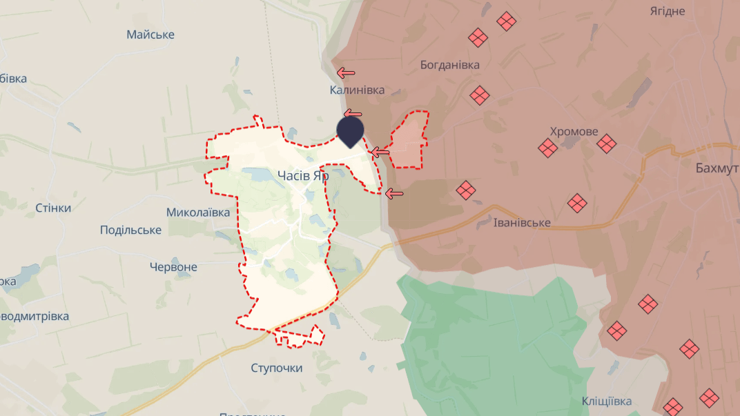 Ситуація у місті Часів Яр на Донеччині