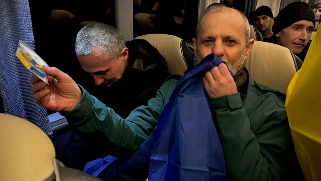 Освобожденный из плена украинский военный, 30 декабря 2024 года