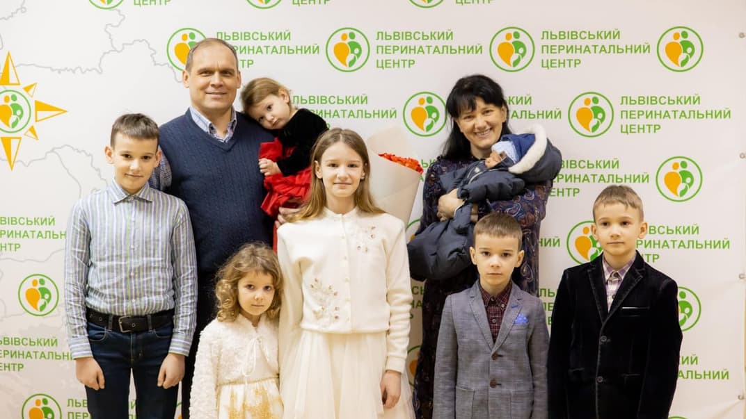 Родина львів'ян, у яких народилася сьома дитина