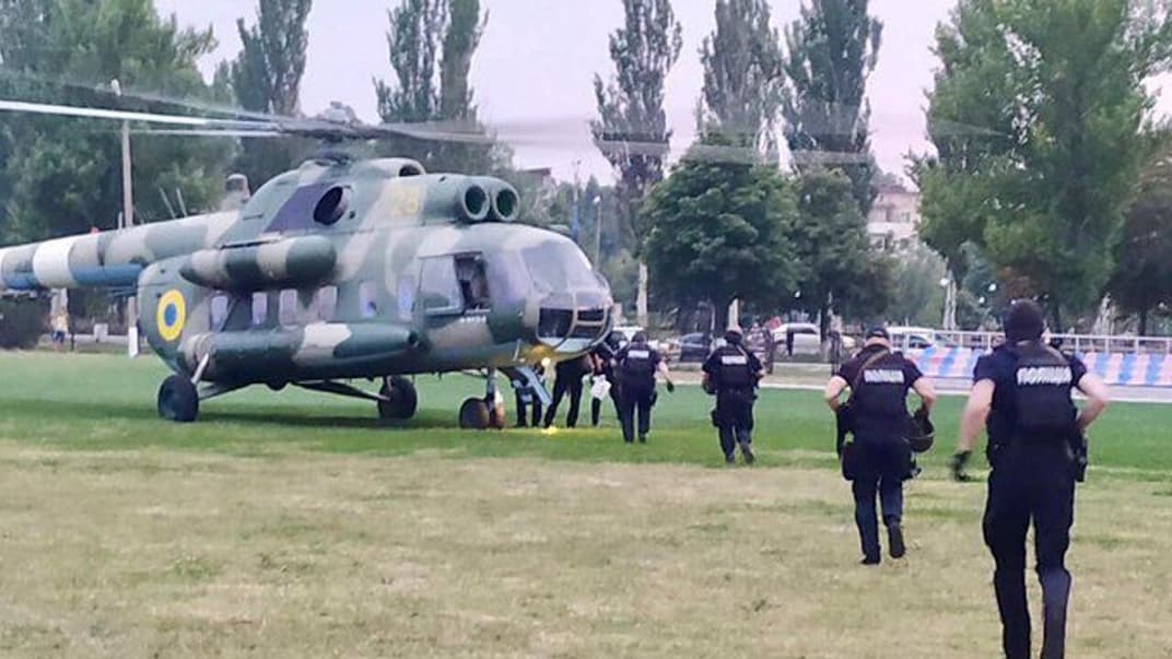 Группа спецназначения Нацполиции из состава сил авиаподдержки, 23 июля 2019