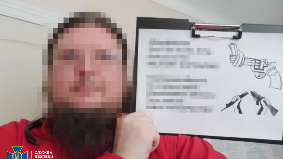 СБУ заявила о разоблачении на вражеской агитации исполнительного секретаря «Украинского движения пацифистов»