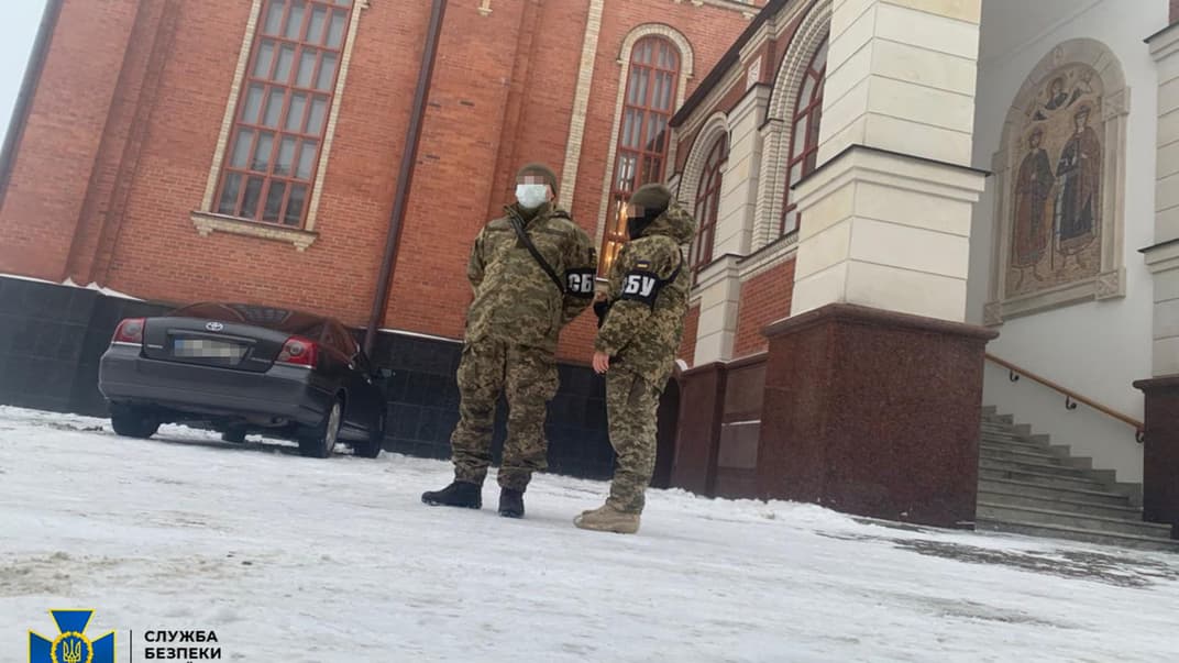 Обыски на объекте УПЦ МП в Борисполе