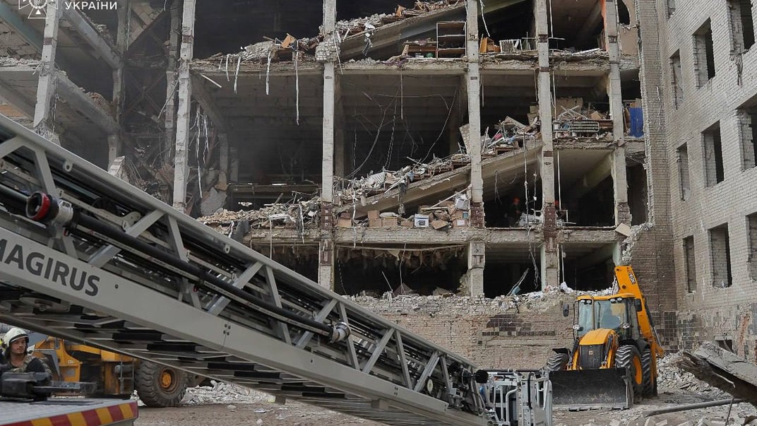 Місце російського удару в Полтаві