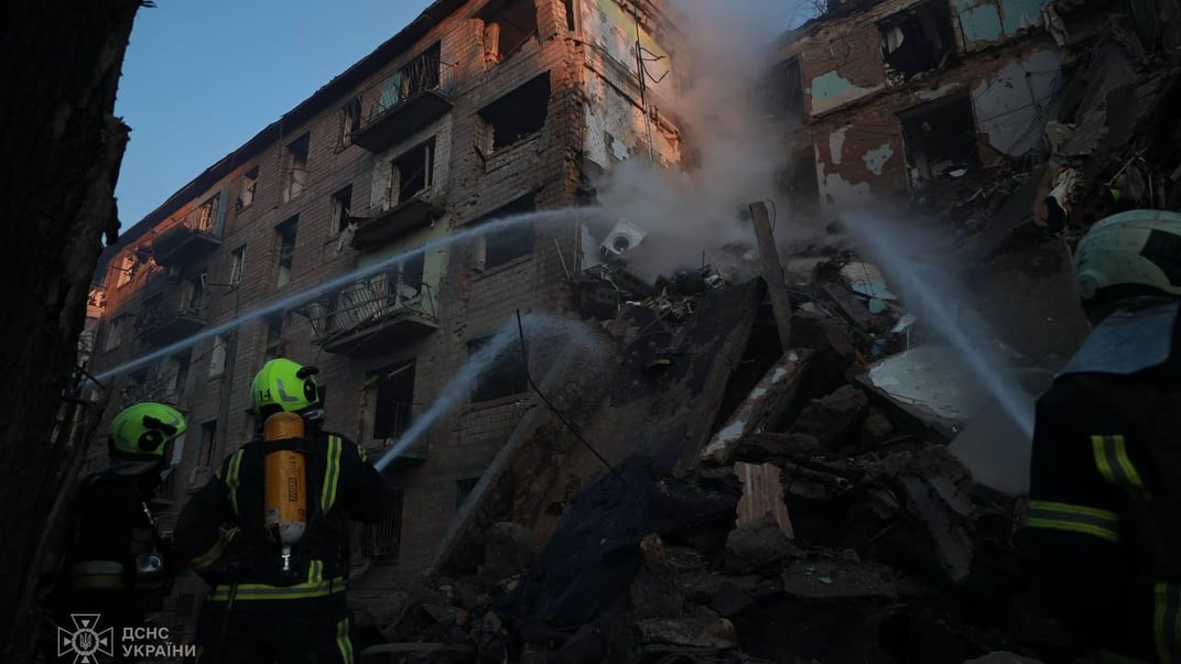 Последствия атаки на Киев 23 июня 2025 года