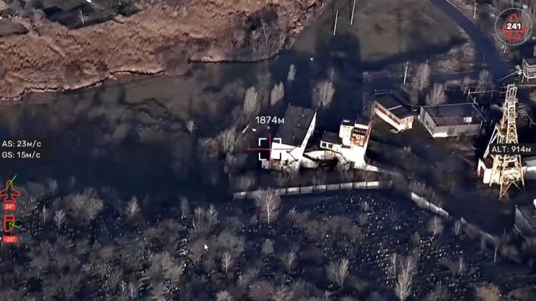 Демонстрация работы украинского БПЛА-разведчика SHARK