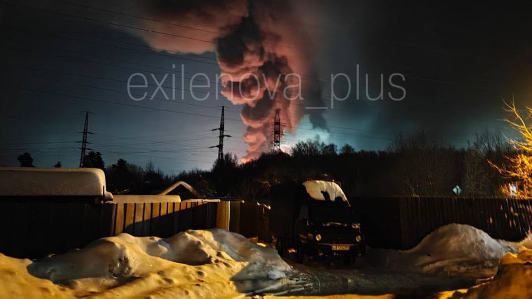 Наслідки удару по заводу в Редкіно