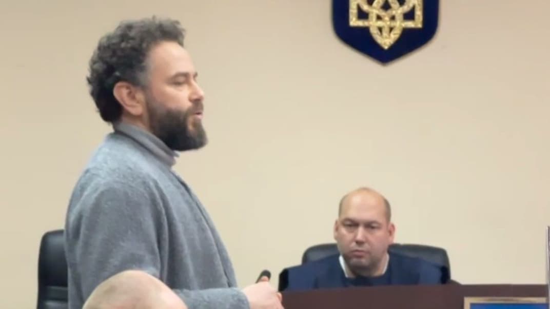 Александр Дубинский в зале Печерского райсуда 9 февраля 2024 года