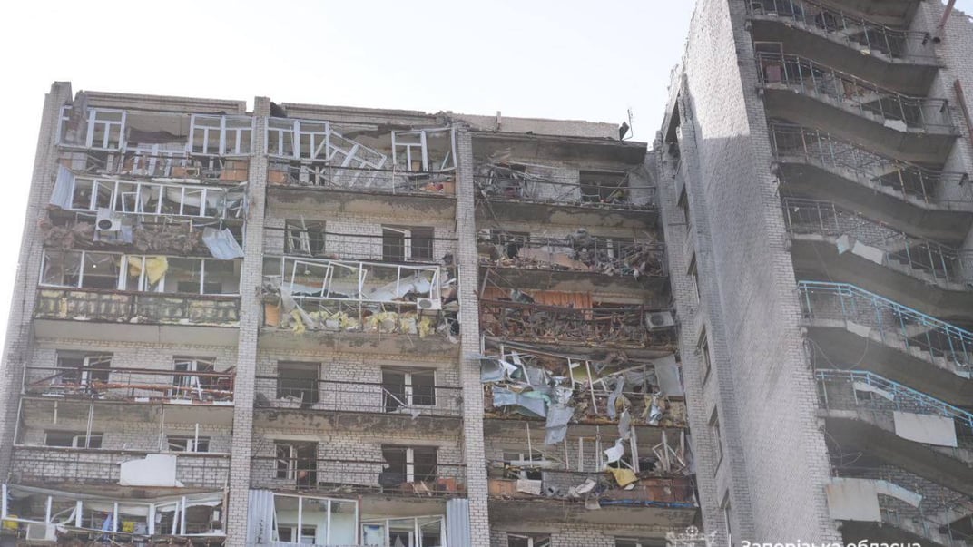 Наслідки російських обстрілів по Запоріжжю, 1 жовтня 2024 року