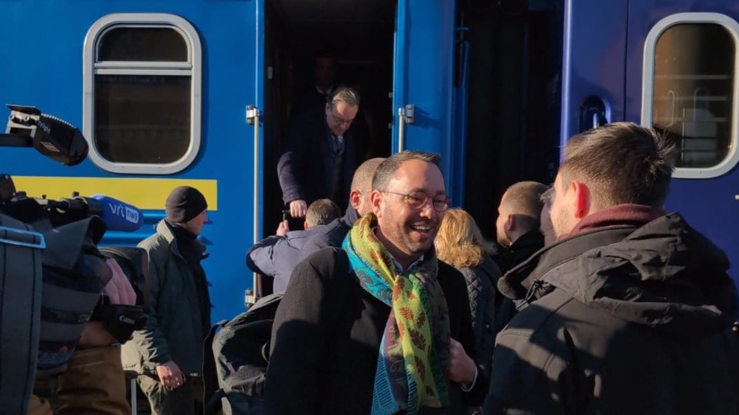 В Киев прибыли главы правительства, МИД и Минобороны Бельгии, 8 апреля 2025 года