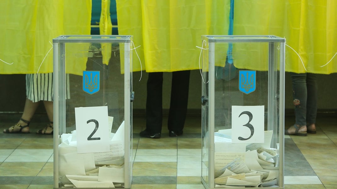 Виборча дільниця під час парламентських виборів, Київ, 21 липня 2019 року