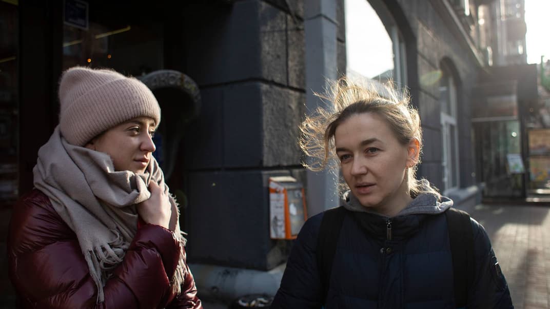 Галина Клемпоуз (ліворуч) та Андріана Сусак, Київ, 5 березня 2019 року