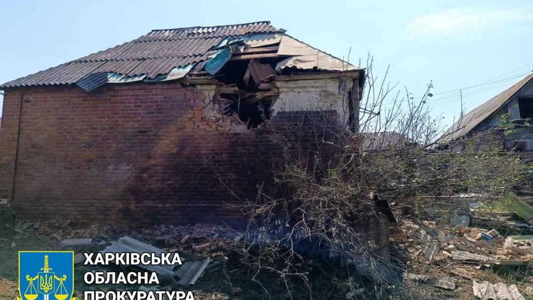 Последствия российских обстрелов Богодуховского района Харьковской области 12 августа 2022 года